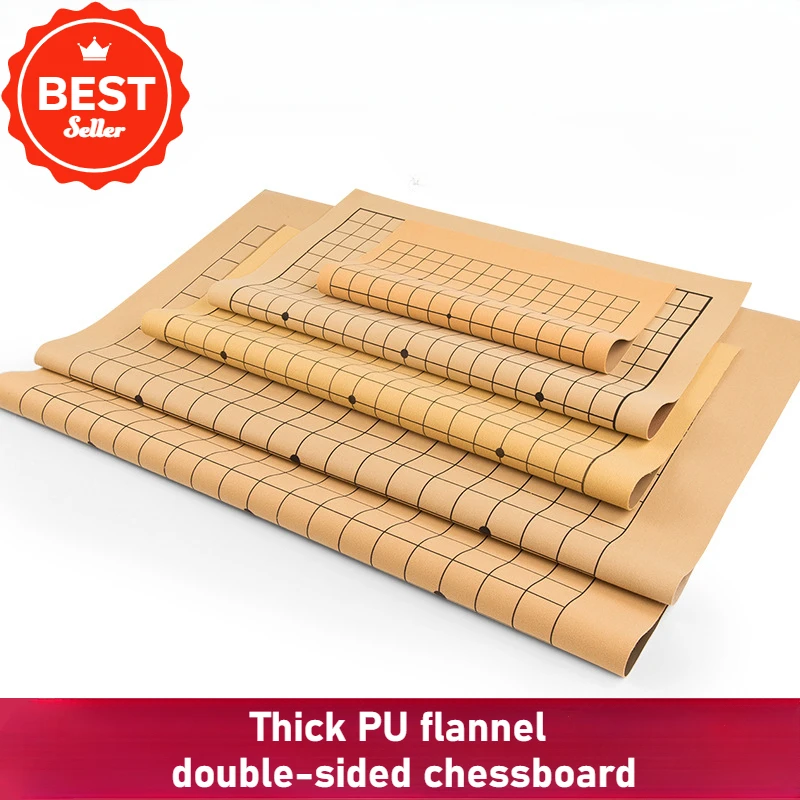 1pc Pratica Impermeabile Resistente All'usura Pieghevole Principiante Gomoku 45CM * 51CM PU Go Board Morbido Tessuto di Velluto Double Sided Doppio Uso