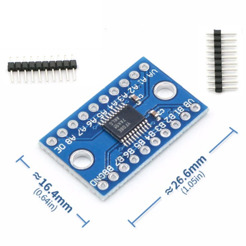 1.8V 3.3V 5V TXS0108E module 8 Channel Logic Level Converter 8 Way Convert TTL Bi-directional Mutual Convert