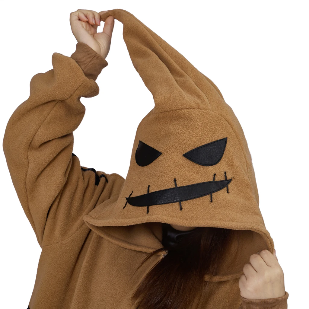 CostumeBuy The Nightmare Cosplay Costume Oogie Boogie Costume Onesie Pajamas Jumpsuit Halloween Christmas Costume