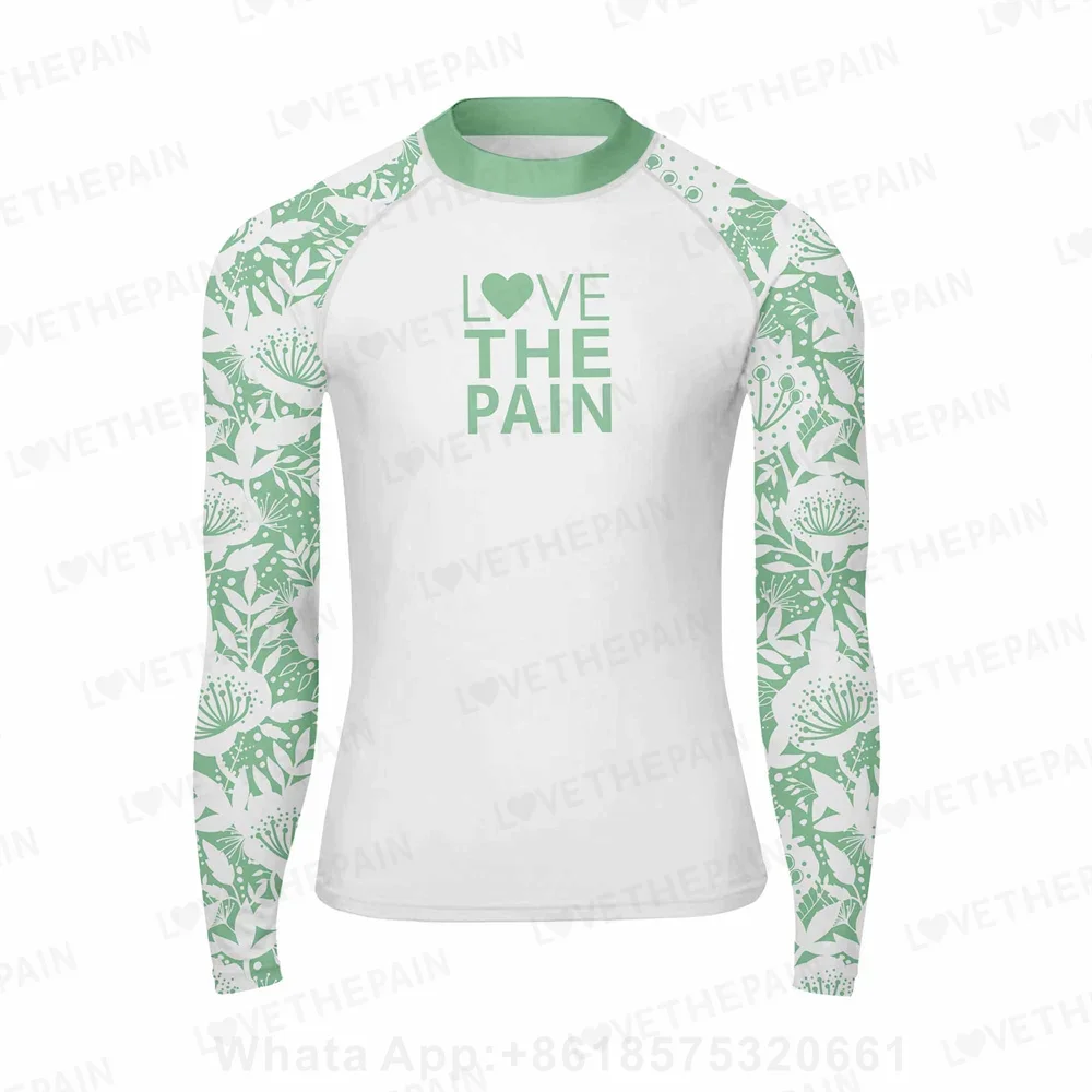 Men's Swimming T-shirt Swimsuit Beach Uv Protection Rash Guard Diving Rashguard Swimwear Long Sleeve Surfing Suits Surf T-shirt