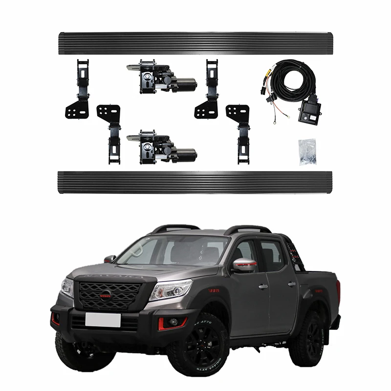 

NEW Pickup Automatic Electric Side Step Aluminum Running Boards For Nissan Navara