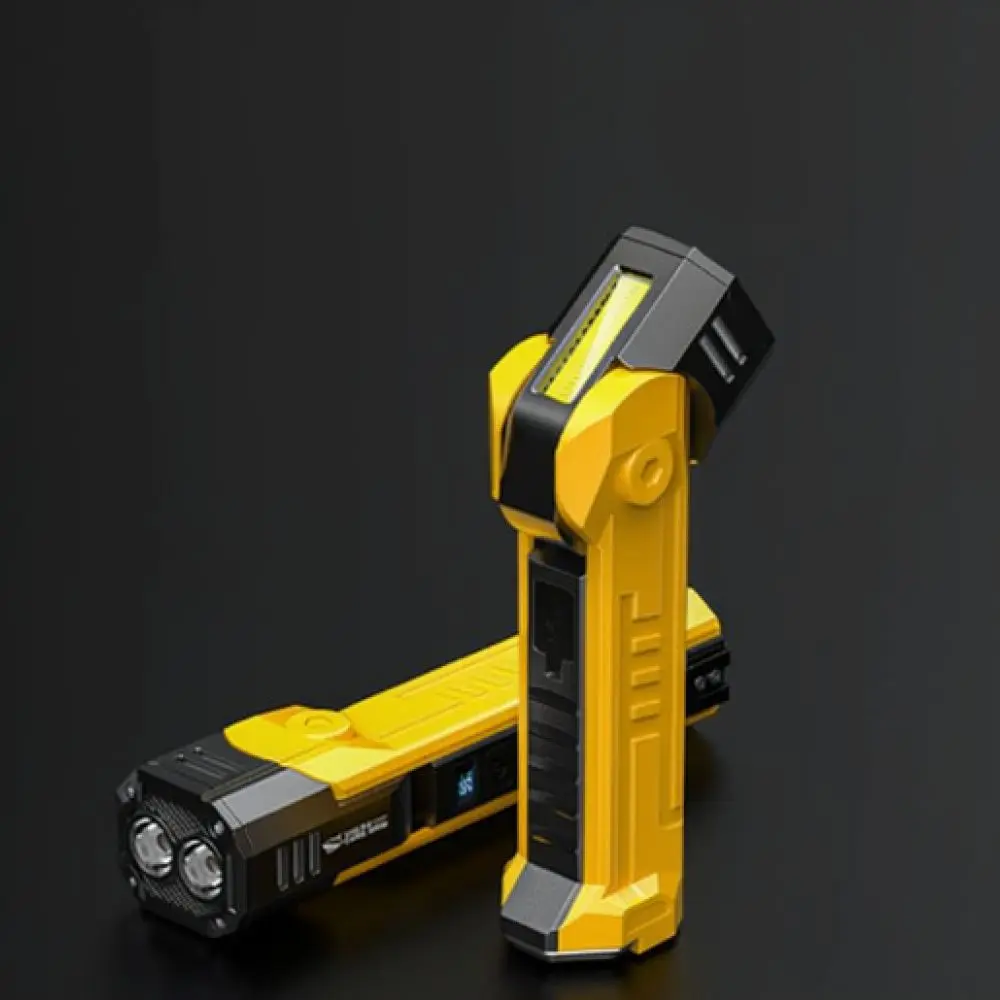 Magnetic COB Work Light Rechargeable Portable Flashlight For Jixing Outdoor Emergency Repair Handheld Inspection Lamp Tool