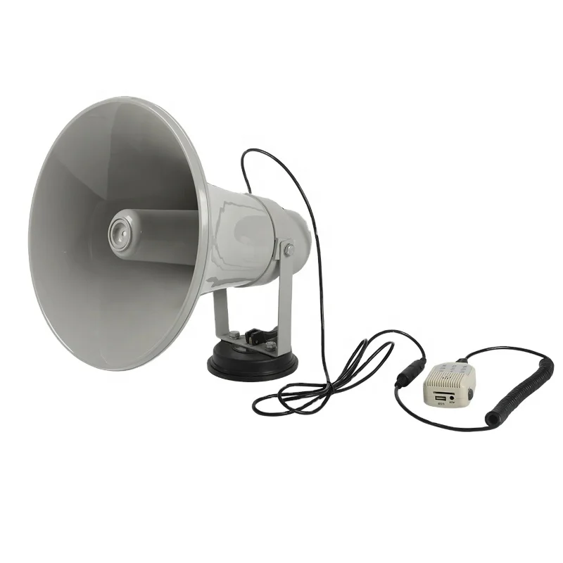 240S Record Loudspeaker Horn Talk speaker Professional with Siren and Whistle/USB, SD, AUX/ Sucker Power Horn OEM