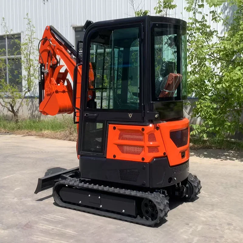 

Customized 2.0 Ton mini Digger for Sale Micro Bagger Multifunctional Mini Excavators Hydraulic Agricultural OKW20 Mini Excavator