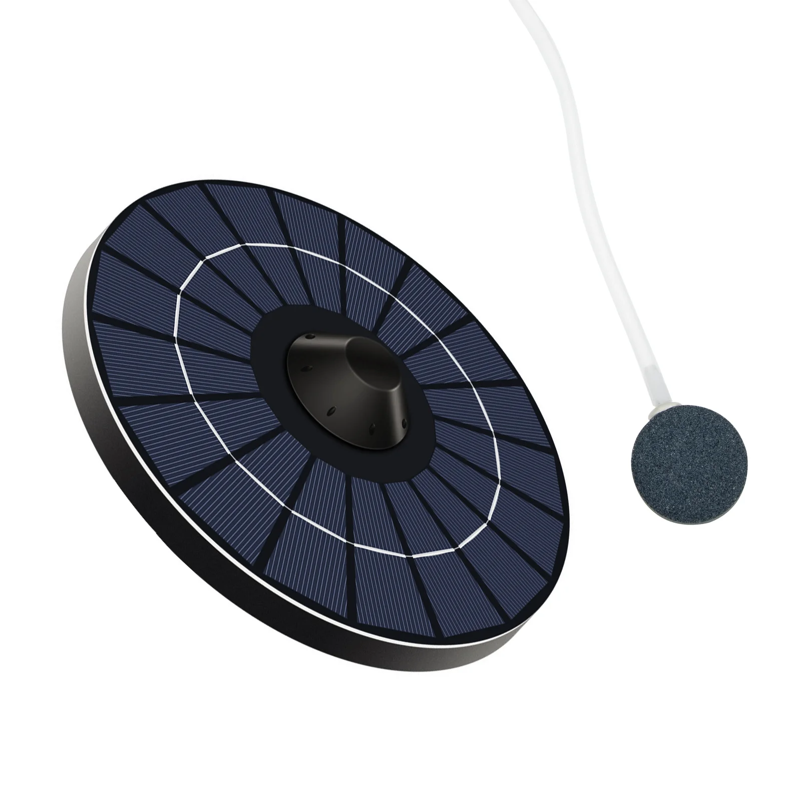 

Solar Oxygen Pump Floating Pump Hydroponic Fish Tank Aerator Noise Reduction Safe for Pond Oxygen Aerator