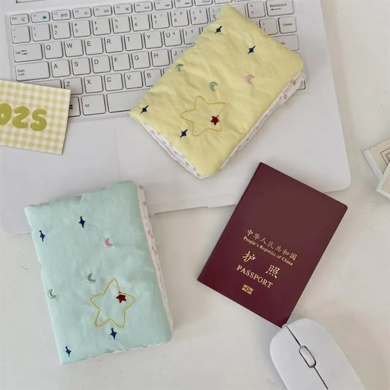 

Multi Functional Travel Document With Star Stitching Storage Case Portable Cover For Traveler 20CA