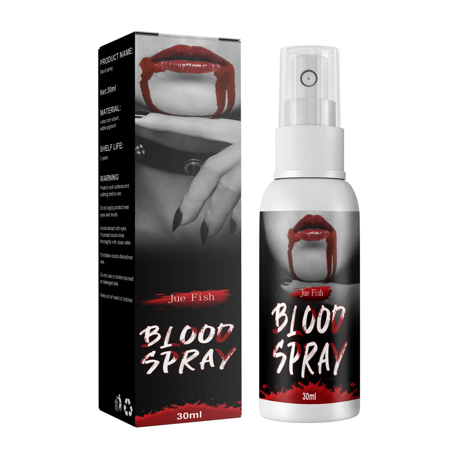 Spray Faux Sang 30 ml – Maquillage Halloween – photo 2