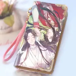 Tian Guan Ci Fu Cosplay Wallet Anime Long Wallet Heaven Official’s Blessing Hua Cheng Xie Lian Coin ID Card Purse For Women Men