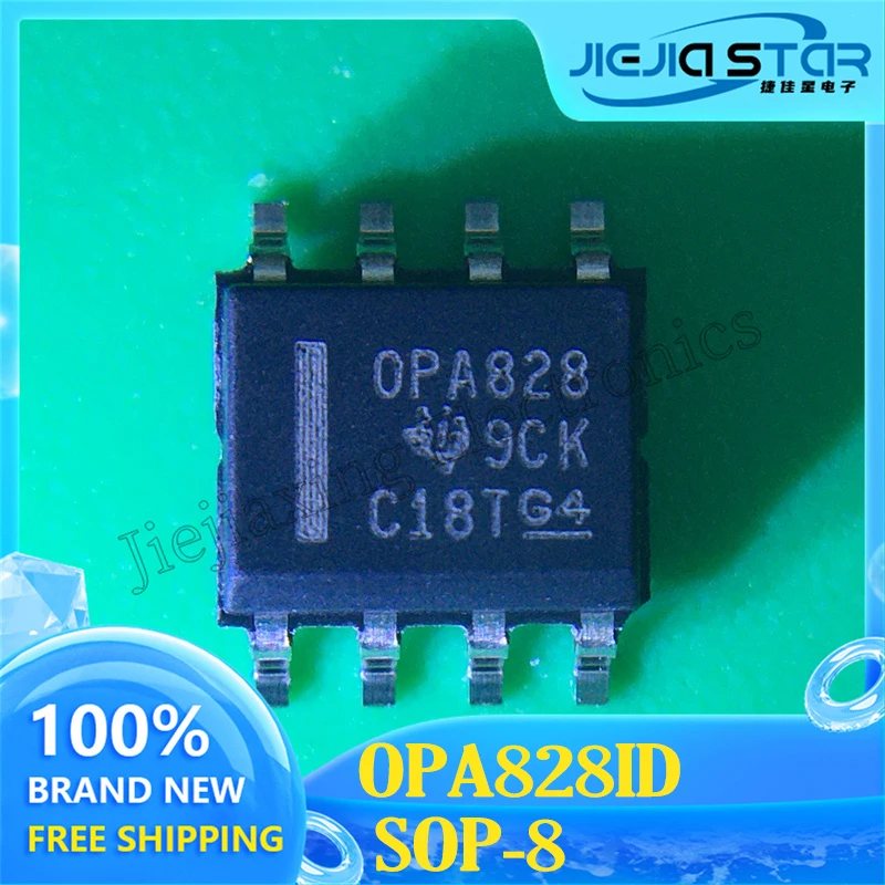 

OPA828 OPA828ID OPA828IDR High Speed Low Noise Op Amp SMT SOIC-8 100% Brand New and Original Electronics