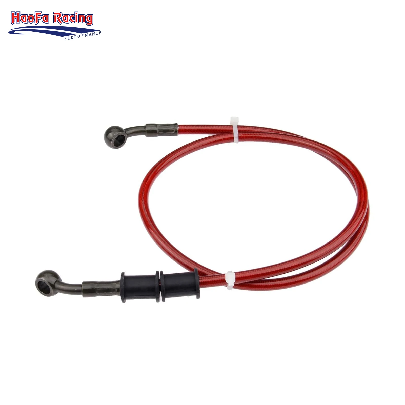 60cm 90cm 120cm Motorcycle Oil Hose Kit AN3 Hydraulic Brake Line Braid Steel Gas Clutch Pipe ATV Pit Dirt Bike Enduro Motocross view 4