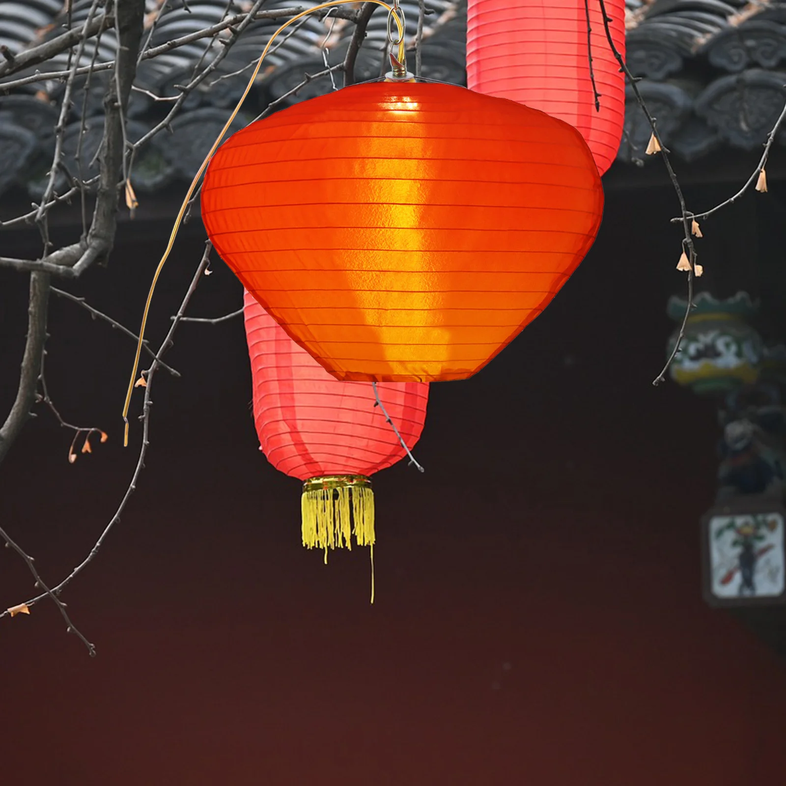 빨간색 야외 랜턴 장식 조명 거리 상업용 웨딩 파티 정원 발코니 아시아 스타일 중국 설날