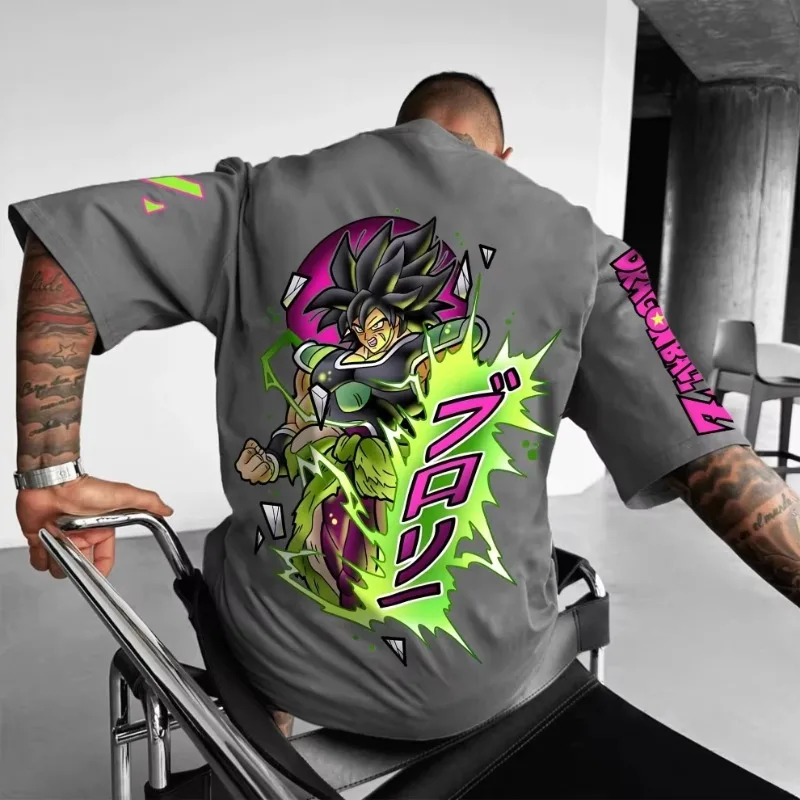 

Dragon Ball Comics Co Branded Printed T-shirt 2026 Summer New Loose Retro Casual Japanese Harajuku Neutral T-shirt Top Y2K.
