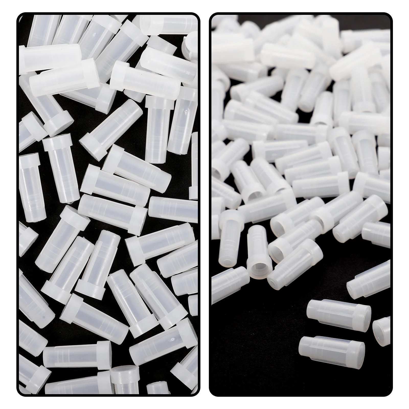 

200 Pcs Cap Durable Injector Tip Covers Anti-leak Luer Lock Needle Caps Needle Clog Anti-Leak Injector Caps Sealing