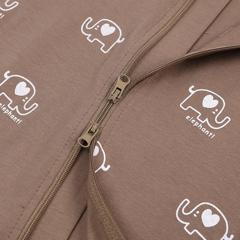 Frühling Langarm Baby Strampler Neugeborenen Overall Kleinkind Junge Mädchen Baumwolle Weiche Onesie Pyjamas Doppel-reißverschluss Body Herbst Kleidung – Detail 6