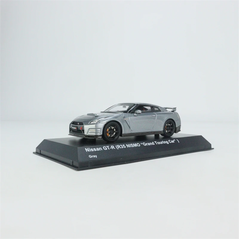 كيوشو 1:43 مقياس نيسان GT-R R35 نيسمو الراتنج نموذج سيارة ثابت تحصيل لعبة هدية تذكارية عرض حلية