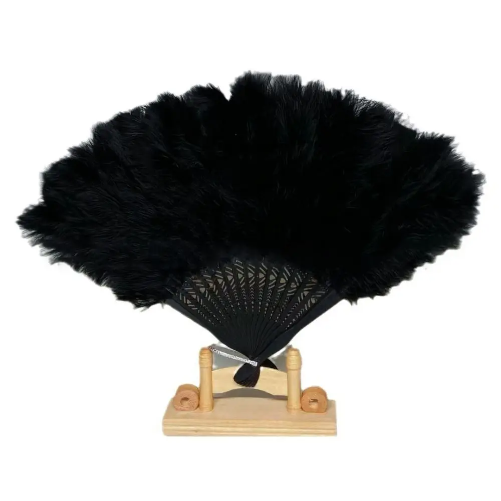 Elegant Vintage Hand Fan Lace Multicolor Wedding Party Bride Fan Photography Prop Chinese style Hanfu Accessories