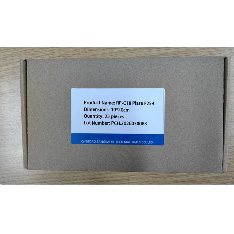 RP-C18 Reversed-Phase Thin-Layer Chromatography Plates, Hydrophobic Silica Gel, Fluorescent Lab Supplies, Quantitative Analysis