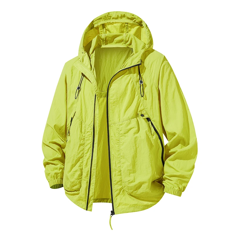 

Men Women Clothing Unisex Outdoor Breathable Fishing Jacket Windbreaker Waterproof Coat Autumn Camping Windproof Jackets