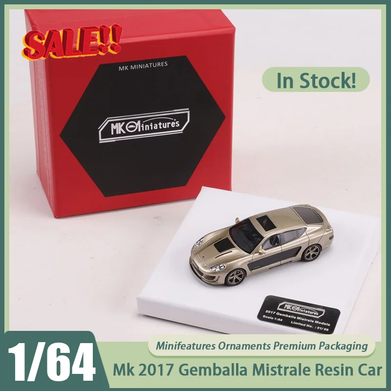 

New In Stock Mk 1:64 Minifeatures 2017 Gemballa Mistrale Resin Car Model Miniature Diecast Gemballa Series Ornaments Custom Toy