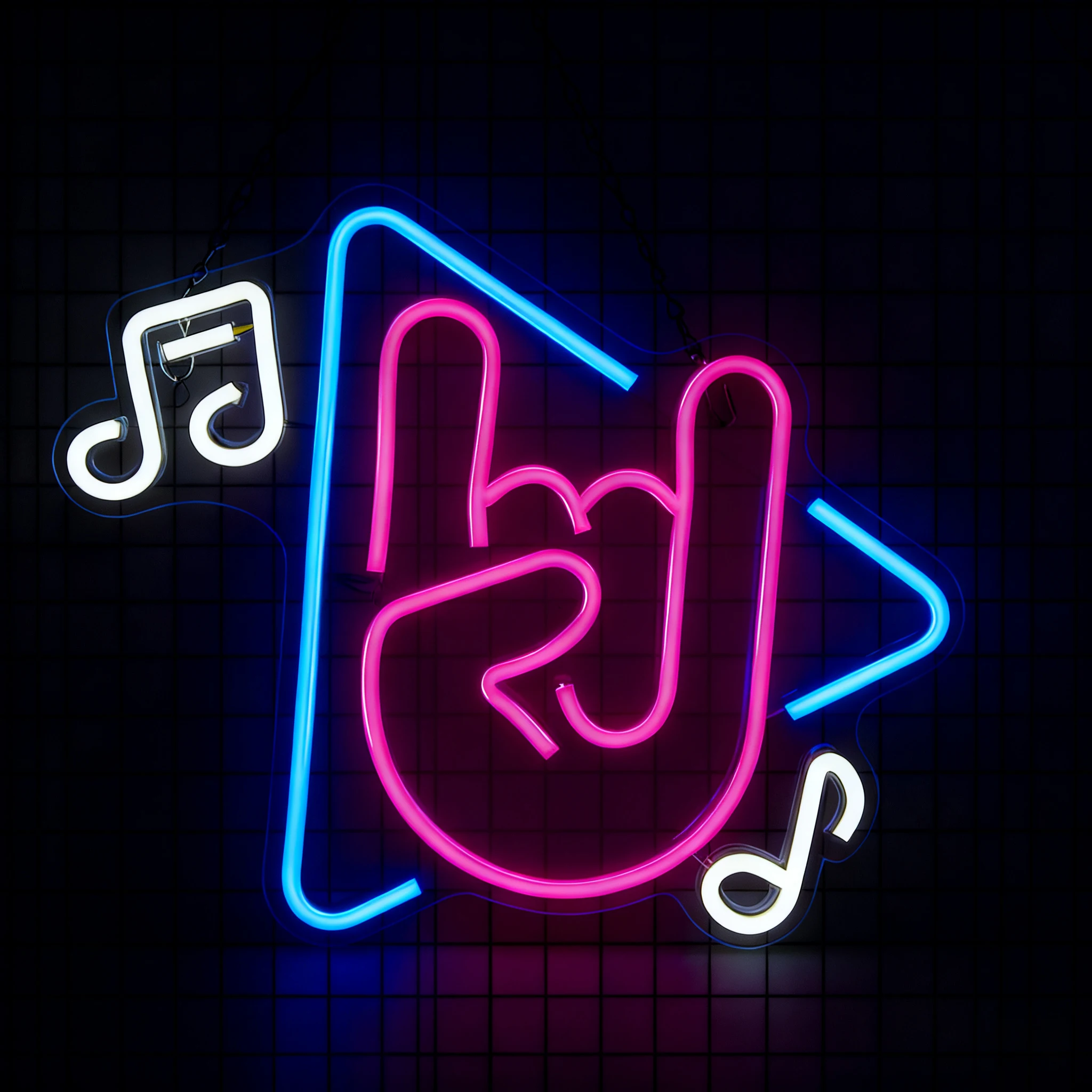 

Жестная светодиодная неоновая вывеска, музыкальная нотационная значок, питание от USB, используется для декора комнат, баров, клубов, тематических вечеринок и музыкальных студий.