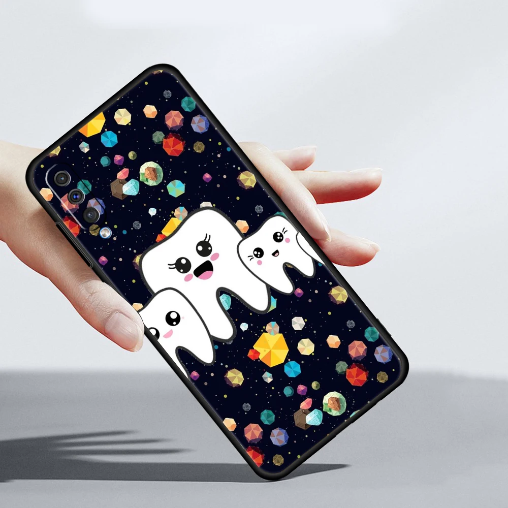 

Phone Case for Samsung Galaxy A16 A14 A06 A54 A42 A34 A24 A12 A22 A40 A30 A20 A10 A04 A03 5G Soft TPU Shell Dentist Tooth Capas