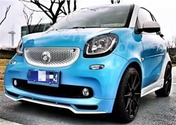 Dla Benz Smart Fortwo 2Door 453 niepomalowane doposażenie boczna dokładka wokół przedniego drążka i tylnego spojlera Smart Bumper