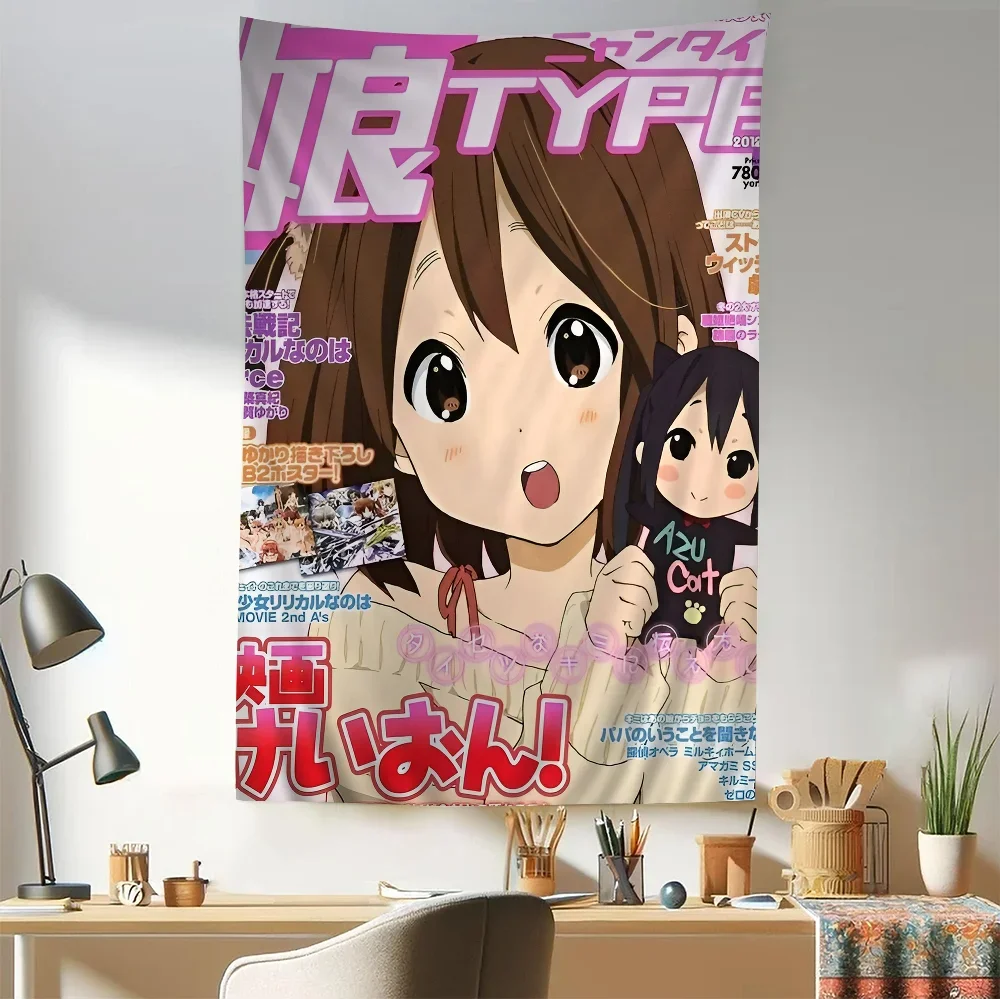 K-On Anime Cartoon Tapestry Art Science Fiction Room Home Decor Art Home Decor