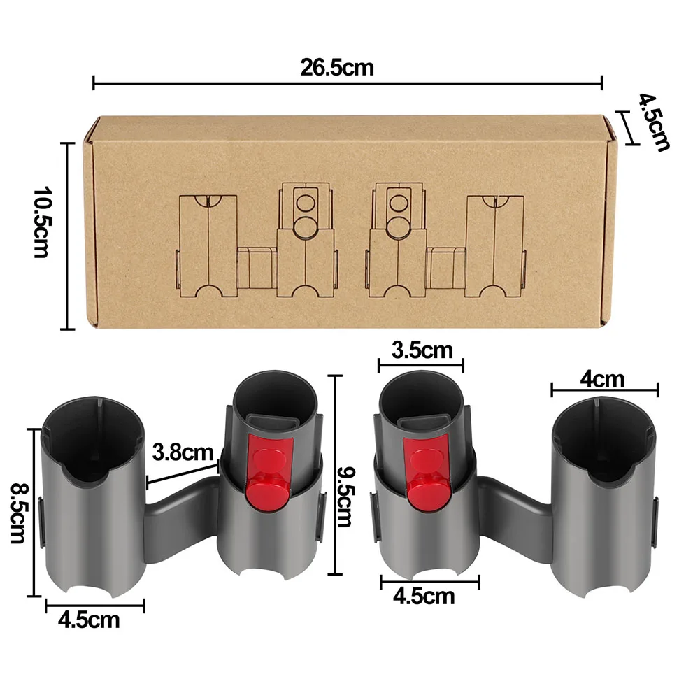 2pcs Vacuum Cleaner Storage Rack For Dyson V7 V8 V10 V11 V12 V15 Outsize Cleaner Attachments Rush Head Nozzle Placement Holders