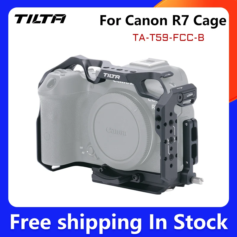 

TILTA Full Camera Cage For Canon R7 Cage TA-T59-FCC-B Expand the Camera Protection frame