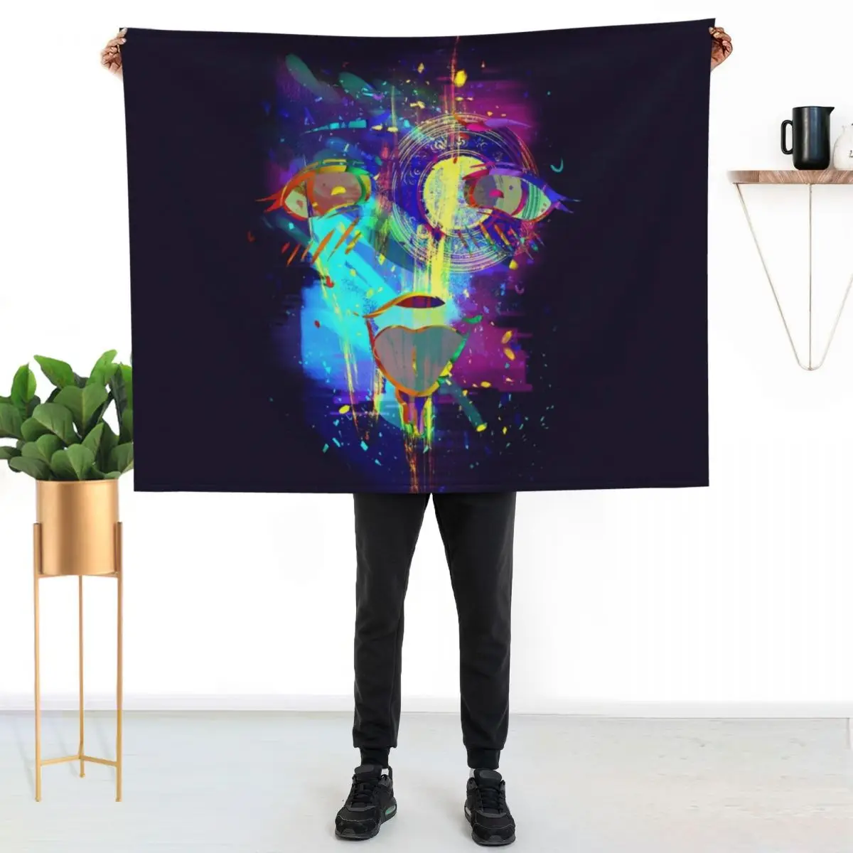 

Colorgasm Throw Blanket Soft Bedroom Blanket for Night Sleeping