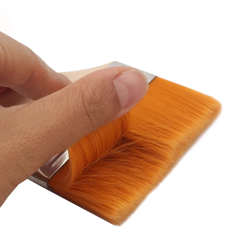 مجموعة فرش رسم زيتية احترافية برأس مسطح من النايلون - لا تساقط مثالية للأكريليك والألوان المائية - أداة مثالية لطلاب الفن