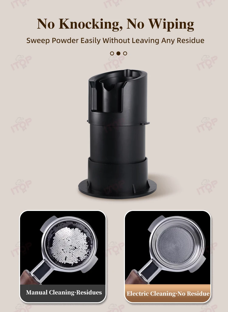 ITOP CPCR-2 nettoyeur de porte-filtre 58mm nettoyeur de porte-filtre à café expresso électrique Commercial pour café café Type de dessus de Table