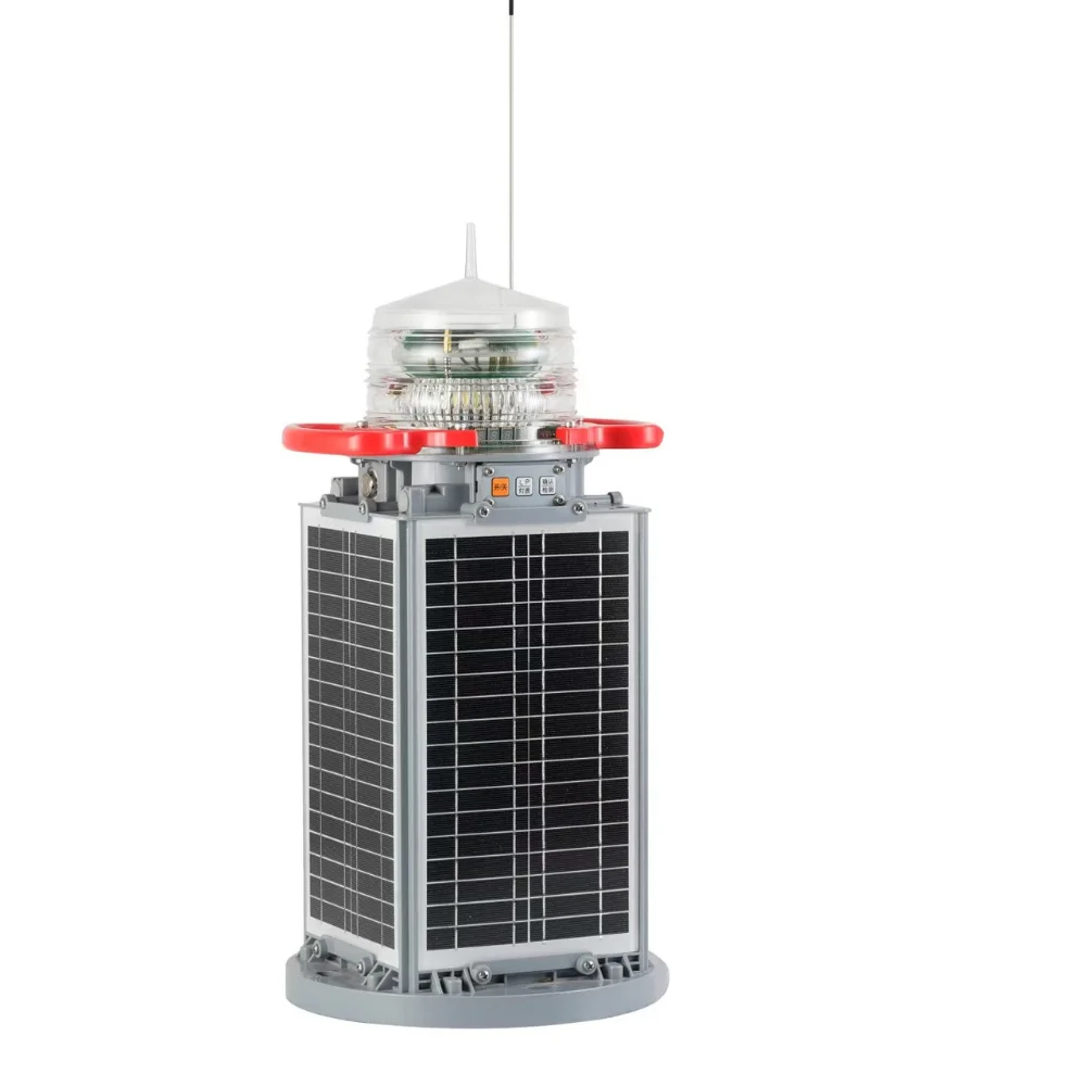 Integrated IP68 Solar Powered AIS AtoN Marine Lantern All-in-One Navigation Light 5NM Visibility CE Certified for Buoys