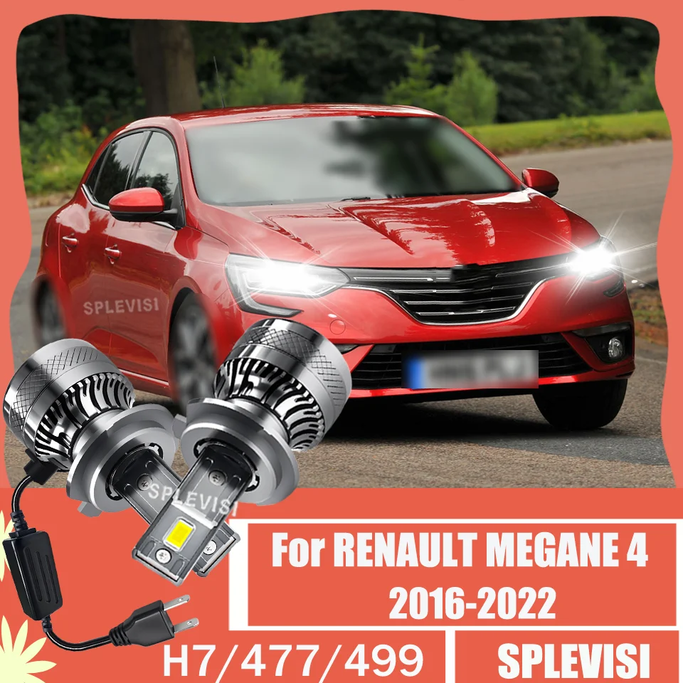 

H7 200W 12V Waterproof Car Auto LED Headlight Aluminum Premium Quality For RENAULT MEGANE 4 2016 2017 2018 2019 2020 2021 2022