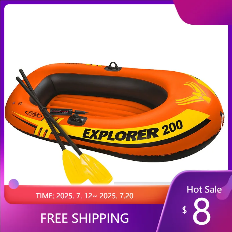 

stlf 2020 Wholesale PVC Folding Intex Inflatable Boat Inflatable Fishing Boat for 3 Persons Seat
