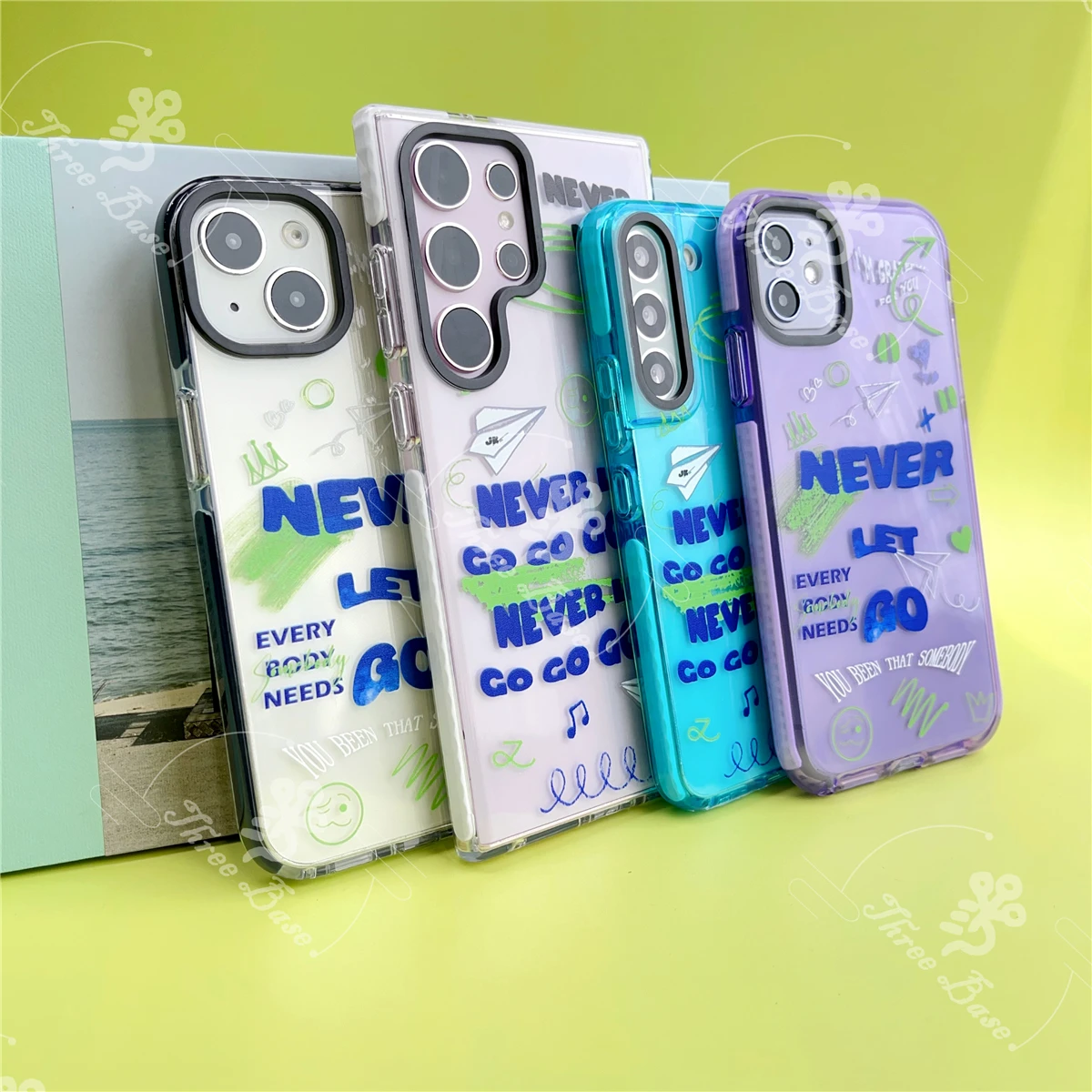 جراب هاتف JK Neve Let Go For Samsung galaxy S24 FE S25 ULTRA S23 Plus S22 S21 A36 A35 A56 A55 A54 A53 A16 A15 A06 A05 A24 A25