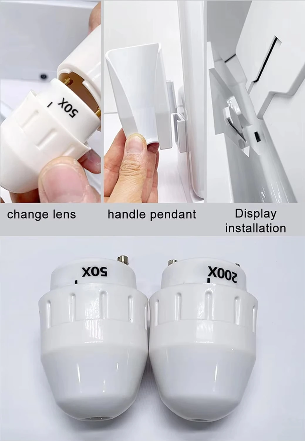 Hoge Kwaliteit 10 Inch LCD Spectrale Hoofdhuid Detector Microscoop Vergrootglas 50/200x Digitale Haar Huid Analyzer voor Haarzakjes test