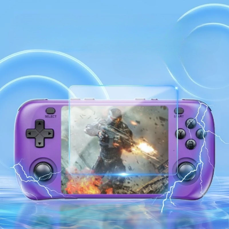For H36S Clear Tempered Glass HD Screen Protector for H36s Game Machine Full Coverage Anti Scratch Protective Front Film