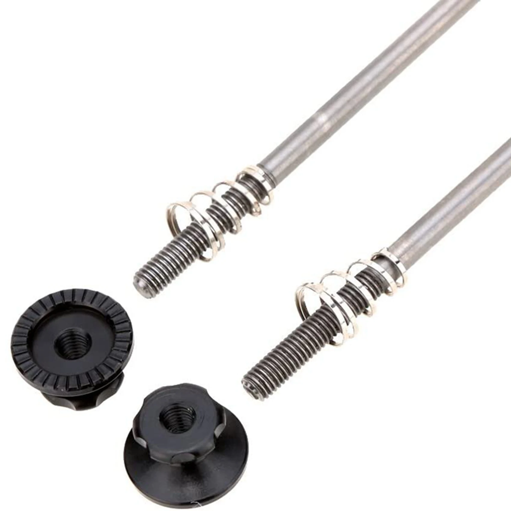 

[AD12] Bicycle Skewers 2 Pair Ultralight Titanium Quick Release Bicycle Hub Skewers for MTB Road Bike,Black
