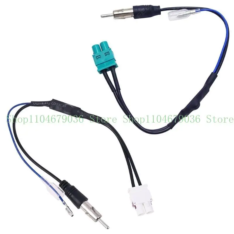 

Car Radio Antenna Adapter Dual Fakra to DIN Aerial Adaptor for RNS510/RCD510/310/Golf Car Radio Receiver/GPS for Head