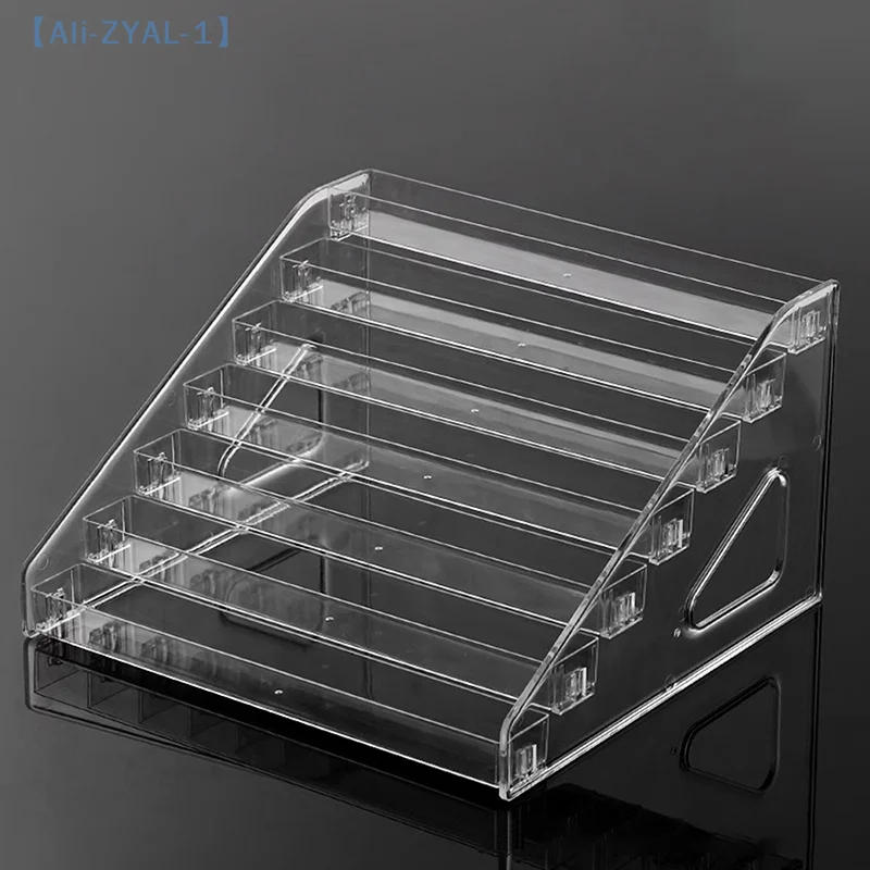 Présentoir de vernis à ongles en acrylique, support de rangement en plastique multicouche, étagère de Gel UV, installation rapide, rangement de manucure cosmétique