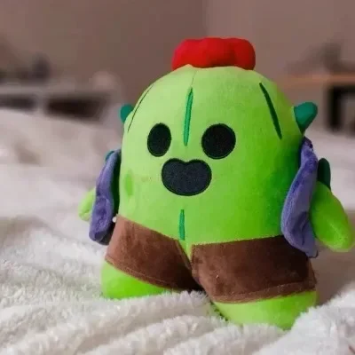 10cm-25cm Cartoon Cosplay Brawler Spike Plush Toy Cotton Pillow Dolls Cute Game Character Game Peripherals
