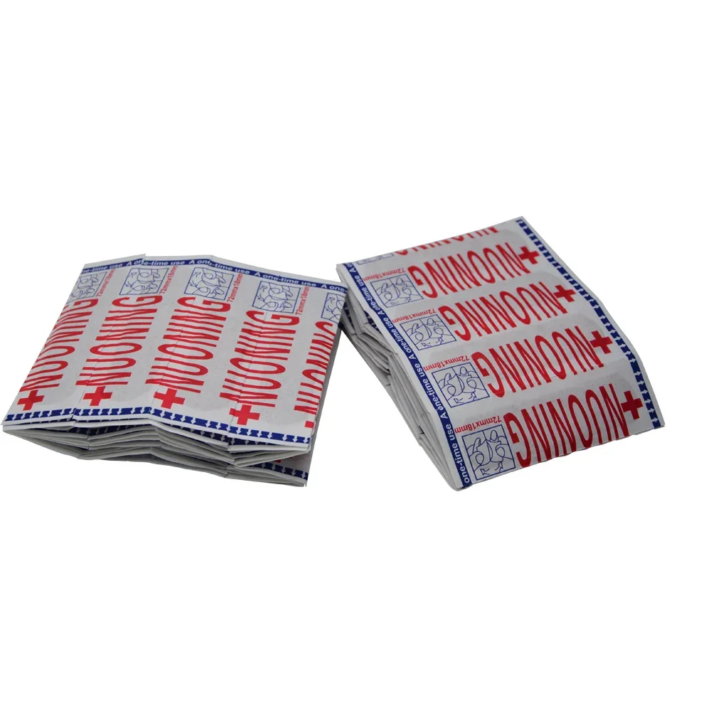 100Pcs Brand Random Color Band Aid Wound Dressings Sterile Hemostasis Sticker First Aid Bandage Heel Cushion Adhesive Plaster