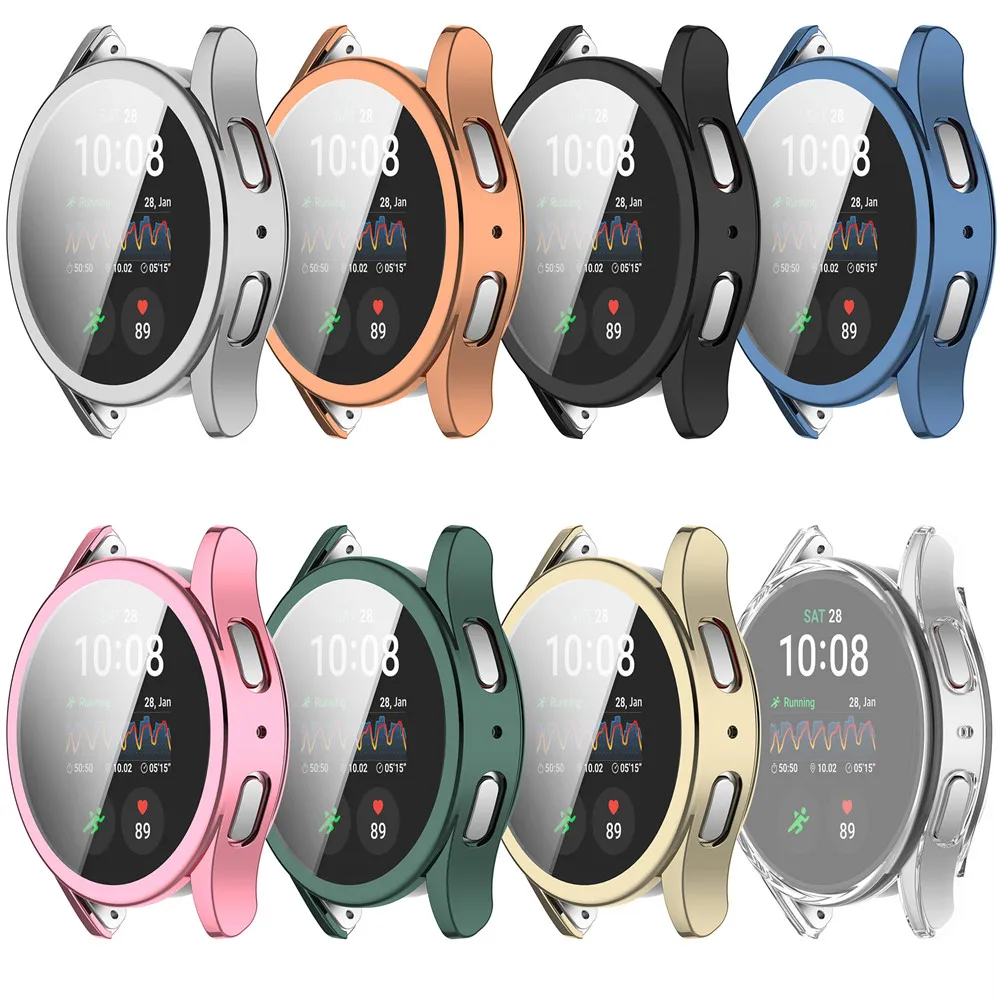 TPU Soft Cases for Samsung Watch 7 40mm 44mm Bumper Frame Plated Cover Case Protective Clear Shell