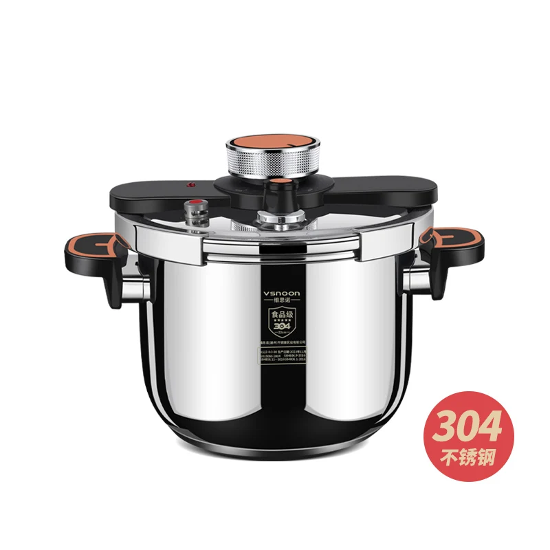 

Highly Quality and Induction Cooker 304 Stainless Steel Pot Kitchen Cookware Explosion-proof Pressure Cooker