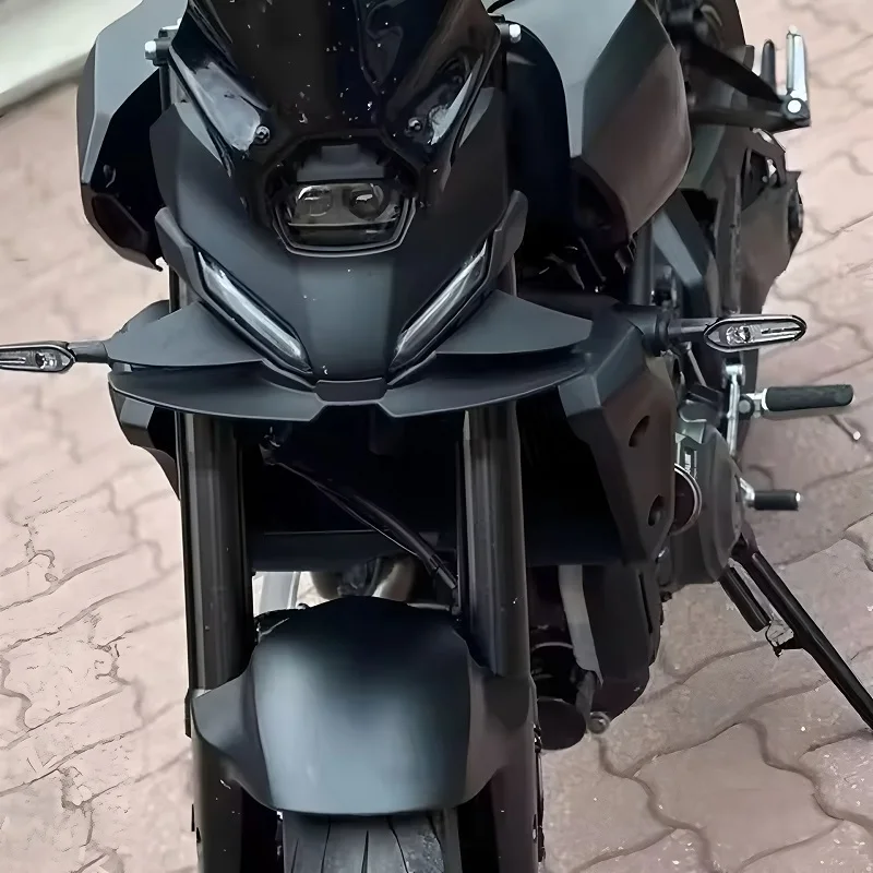 لياماها MT-07 MT07 MT 07 mt07 2025 دراجة نارية الجبهة سبويلر Downforce الهوائية عارية الجنيحات الجبهة هدية منحرف