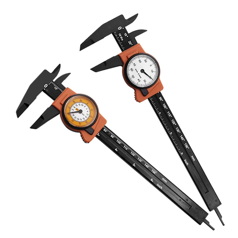 

0-150MM (0-6") High-Precision Plastic Vernier Caliper With Storage Box Marking Instrument Tool
