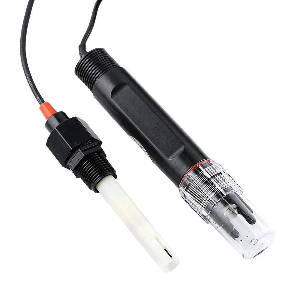 2 in 1 pH EC Sensor RS485 Modbus 4-20mA 0-2/5/10V Output Industrial Water Quality Tester IP68 for Aquaculture Sewage Irrigation