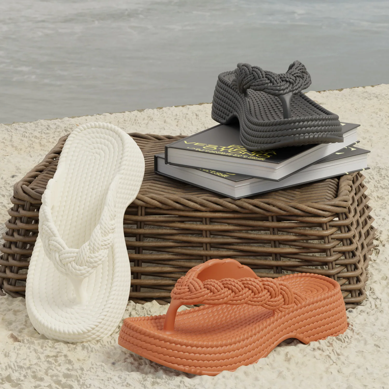 

Women Slippers Platform Wedges Flip Flops Summer Casual Cozy Slides Designer Beach Dress Sandals Fashion Sport Women Shoes