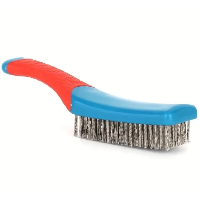 Professional Household Wire Brush Not Shed Metal Steel Brush Burnishing Rust Removal Multipurpose Cleaning Brush